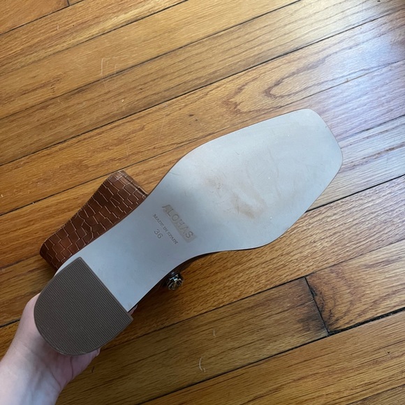 Alohas West Cape Croco Brown Size 36 - Picture 4 of 8